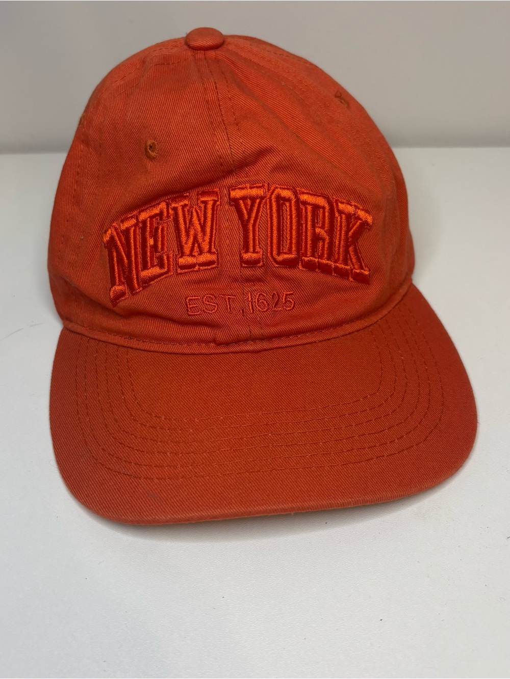 New York Est. 1625 Orange Baseball Cap